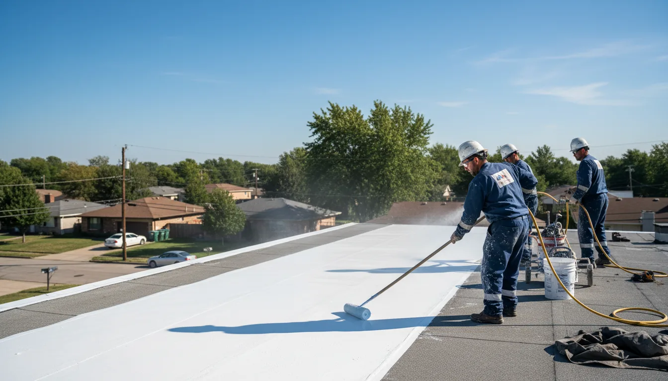 Commercial roof coating in Minnesota Lake, MN near me